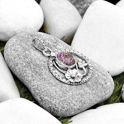 Floral - Purpurite - South Africa Pendant P-1615 SDP125784