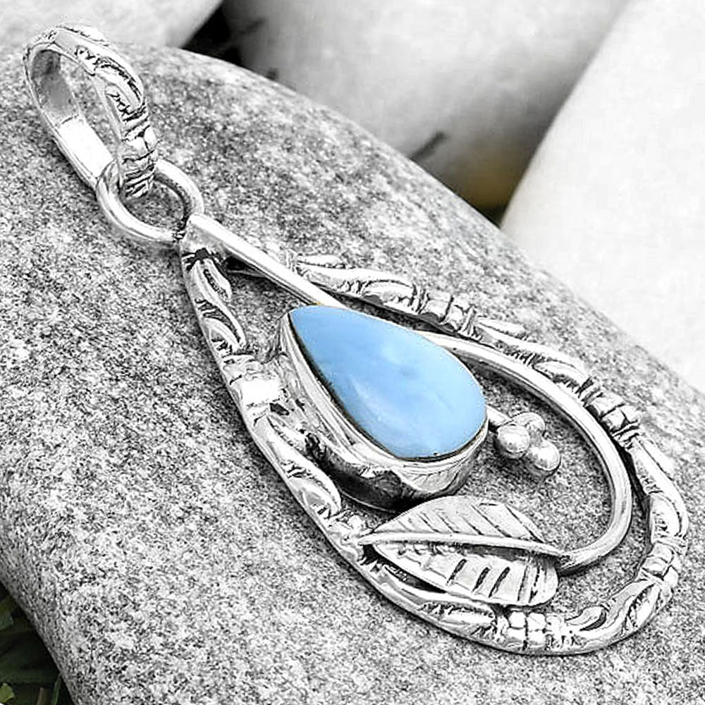 Leaf - Natural Owyhee Opal Pendant P-1608 SDP125801