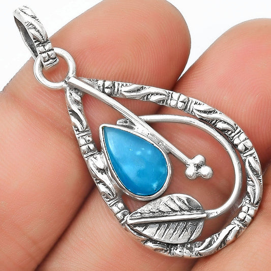 Leaf - Natural Smithsonite Pendant P-1608 SDP125805