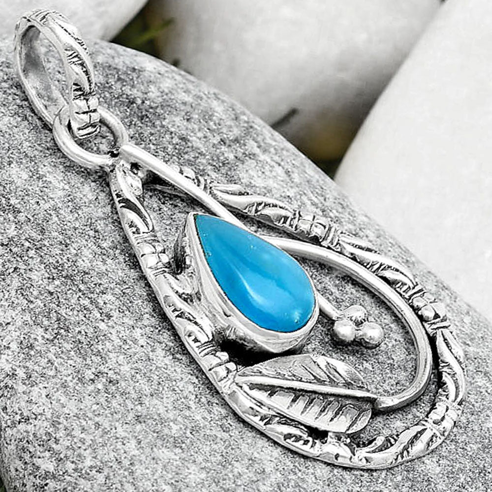 Leaf - Natural Smithsonite Pendant P-1608 SDP125805