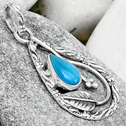 Leaf - Natural Smithsonite Pendant P-1608 SDP125805