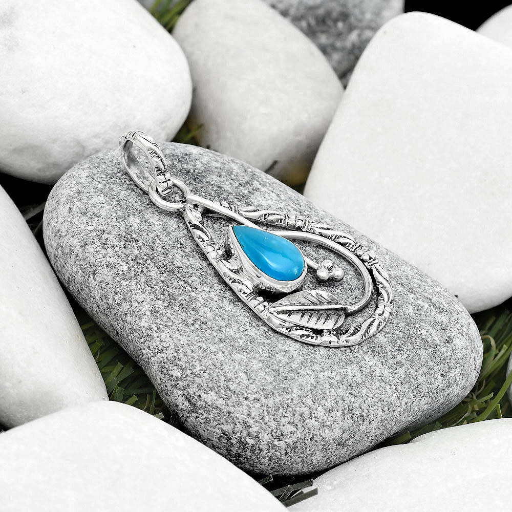 Leaf - Natural Smithsonite Pendant P-1608 SDP125805