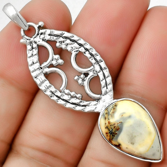Natural Maligano Jasper - Indonesia Pendant P-1035 SDP125861