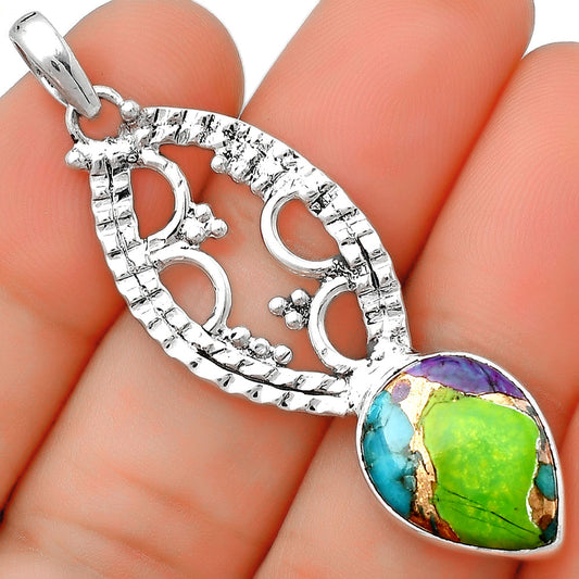 Multi Copper Turquoise - Arizona Pendant P-1035 SDP125865