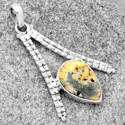 Natural Maligano Jasper - Indonesia Pendant P-1034 SDP125887