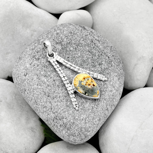 Natural Maligano Jasper - Indonesia Pendant P-1034 SDP125887