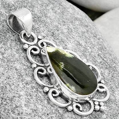 Natural Chrome Chalcedony Pendant P-1699 SDP125920