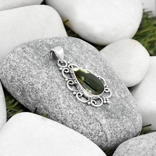 Natural Chrome Chalcedony Pendant P-1699 SDP125920