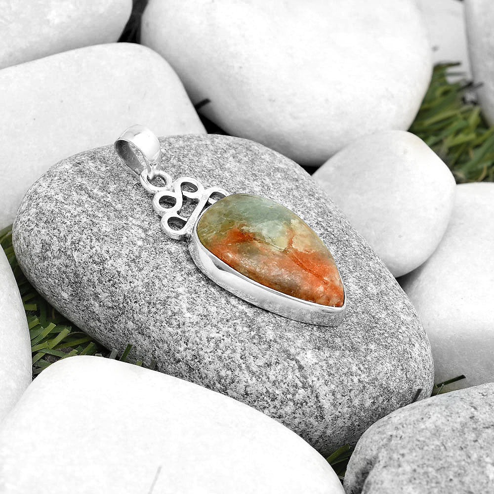 Natural Golden Seraphinite Pendant P-1554 SDP125968