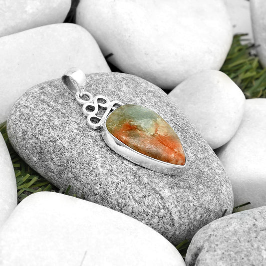 Natural Golden Seraphinite Pendant P-1554 SDP125968