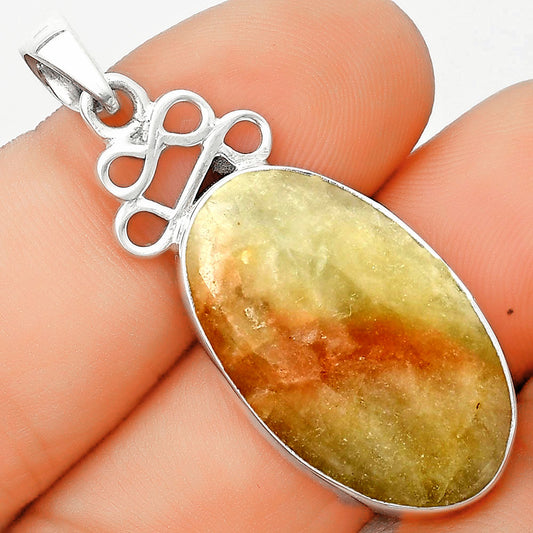 Natural Golden Seraphinite Pendant P-1554 SDP125969