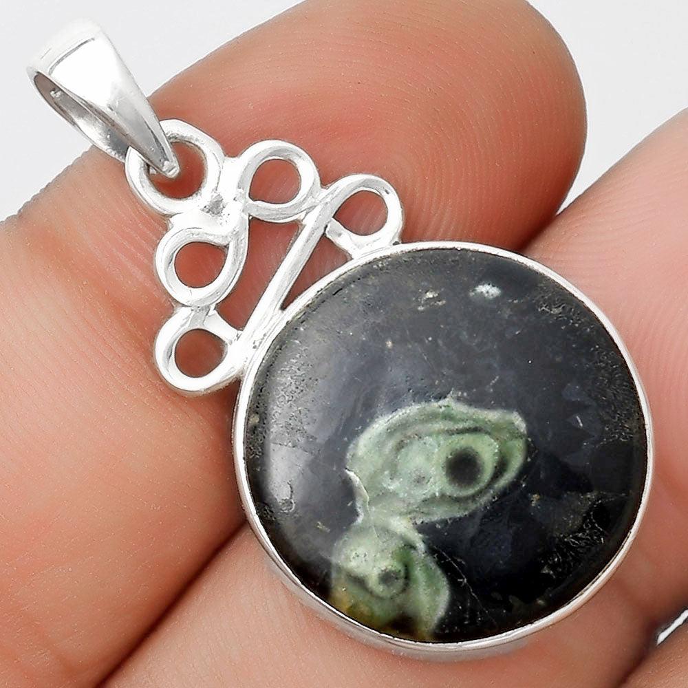 Natural Star Galaxy Jasper Pendant P-1554 SDP125987