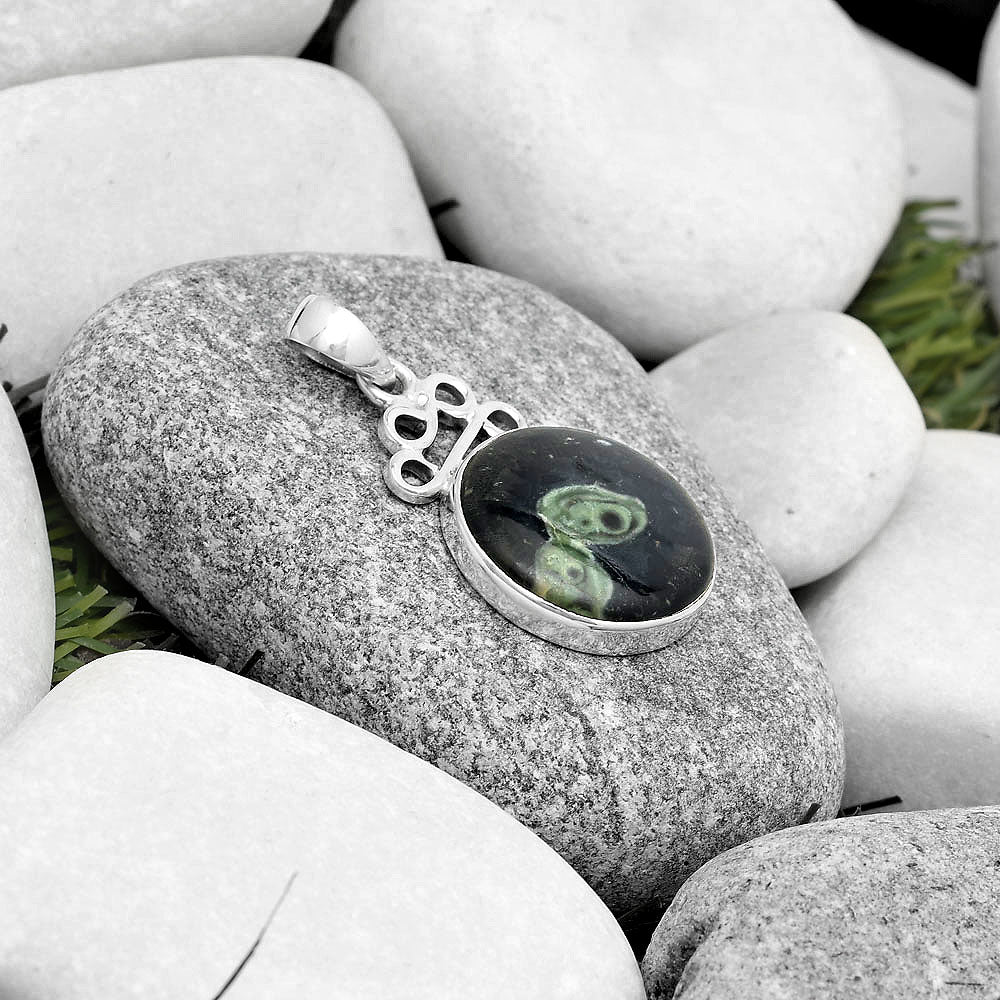 Natural Star Galaxy Jasper Pendant P-1554 SDP125987