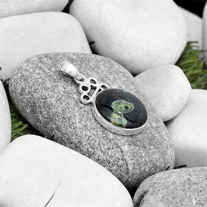 Natural Star Galaxy Jasper Pendant P-1554 SDP125987