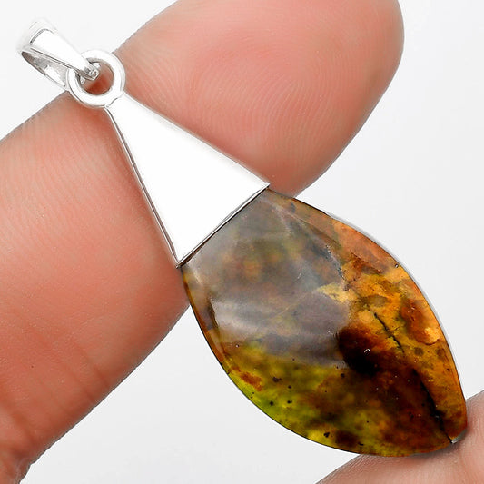 Natural Chrome Chalcedony Pendant P-1016 SDP126005