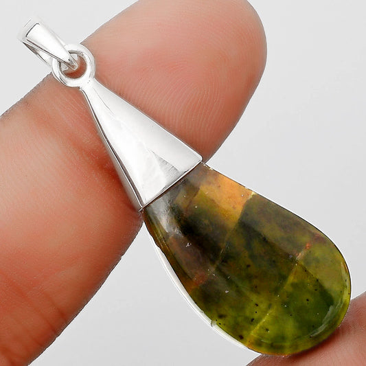 Natural Chrome Chalcedony Pendant P-1016 SDP126030