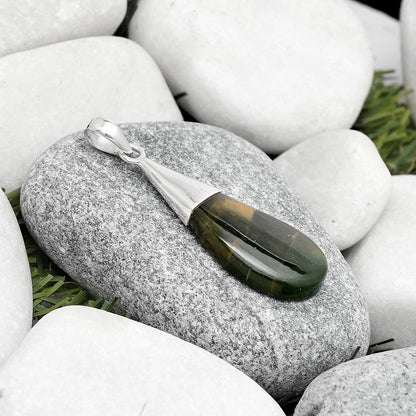 Natural Chrome Chalcedony Pendant P-1016 SDP126030