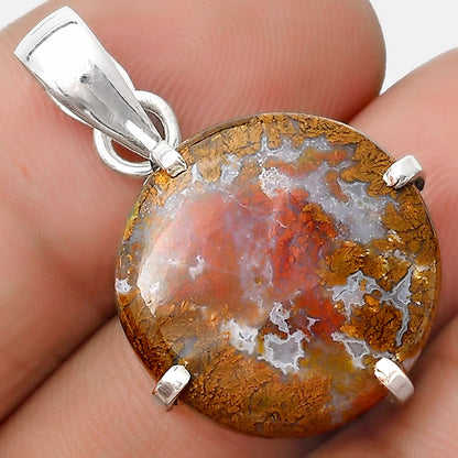 Natural Red Moss Agate Pendant P-1013 SDP126137