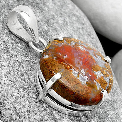 Natural Red Moss Agate Pendant P-1013 SDP126137