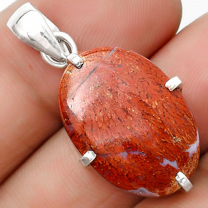 Natural Red Moss Agate Pendant P-1013 SDP126158