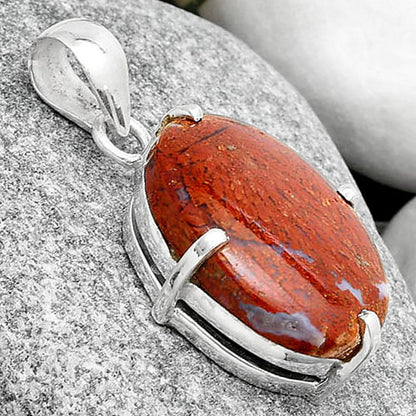 Natural Red Moss Agate Pendant P-1013 SDP126158