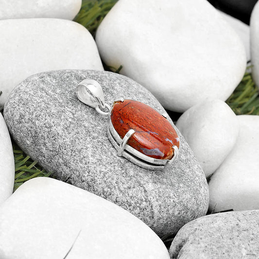 Natural Red Moss Agate Pendant P-1013 SDP126158