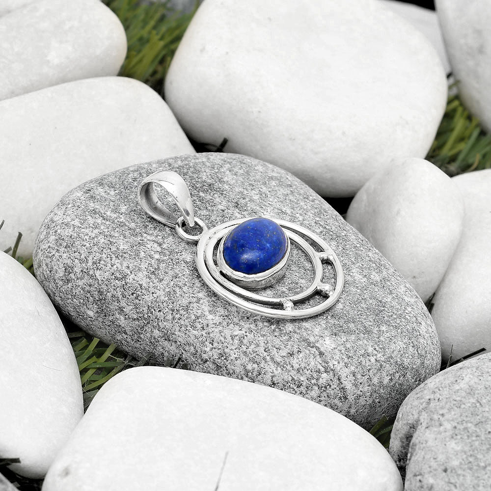 Natural Lapis Lazuli - Afghanistan Pendant P-1712 SDP126180