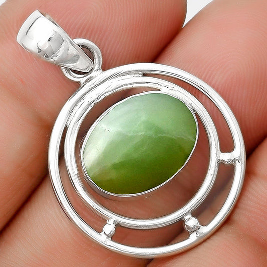 Natural Boulder Chrysoprase Australia Pendant P-1712 SDP126182