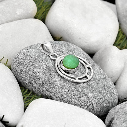 Natural Boulder Chrysoprase Australia Pendant P-1712 SDP126190