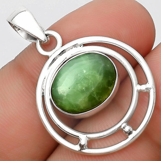 Natural Boulder Chrysoprase Australia Pendant P-1712 SDP126195