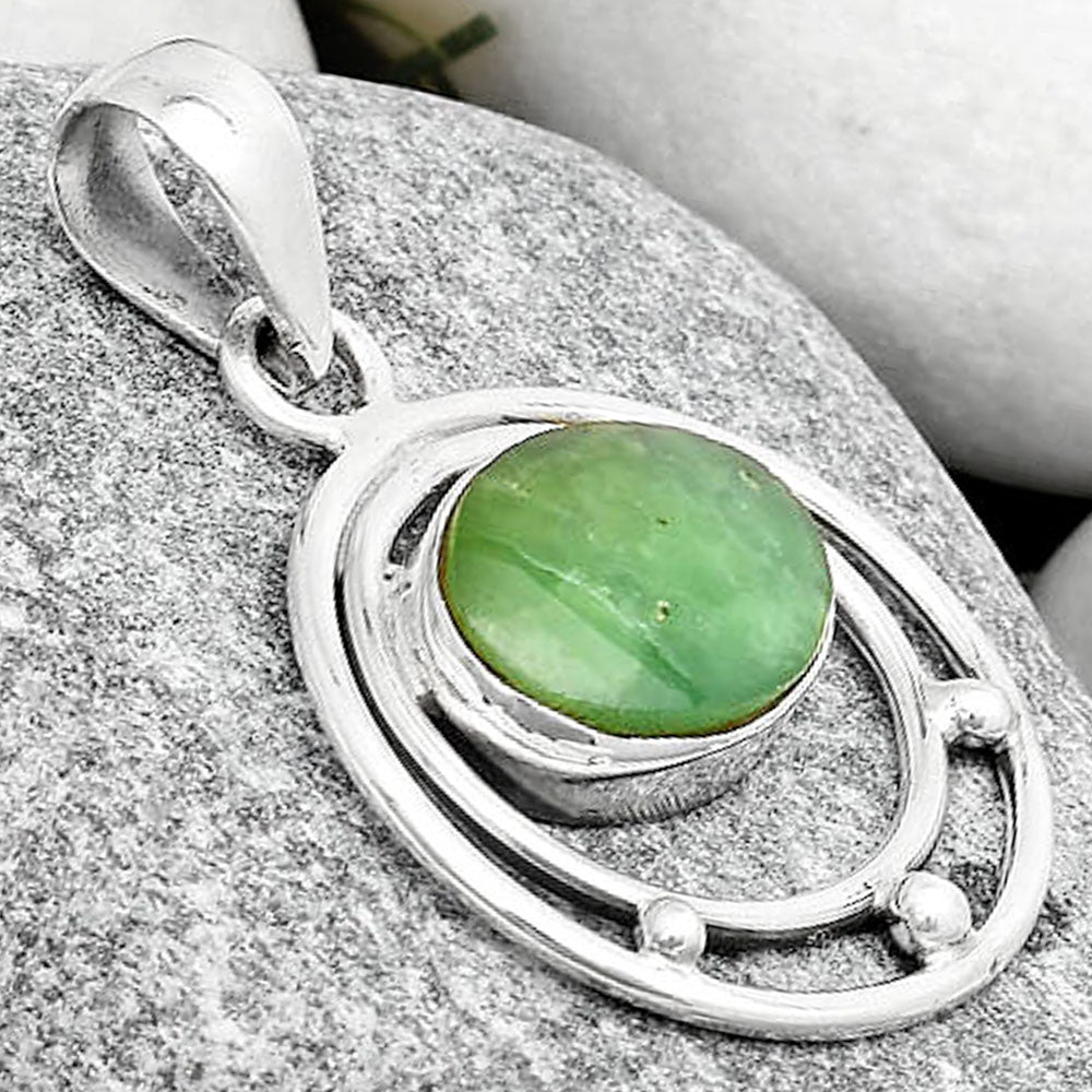 Natural Boulder Chrysoprase Australia Pendant P-1712 SDP126202