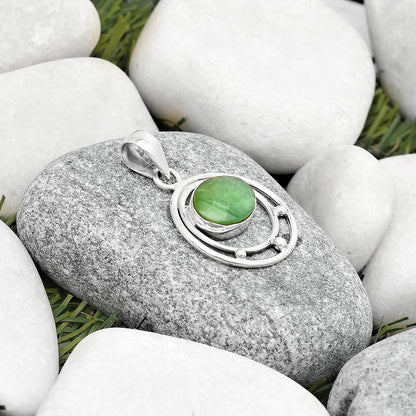 Natural Boulder Chrysoprase Australia Pendant P-1712 SDP126202