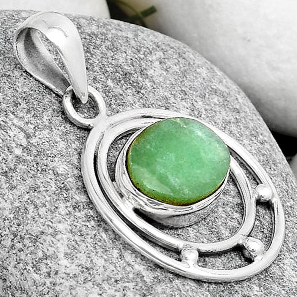 Natural Boulder Chrysoprase Australia Pendant P-1712 SDP126210