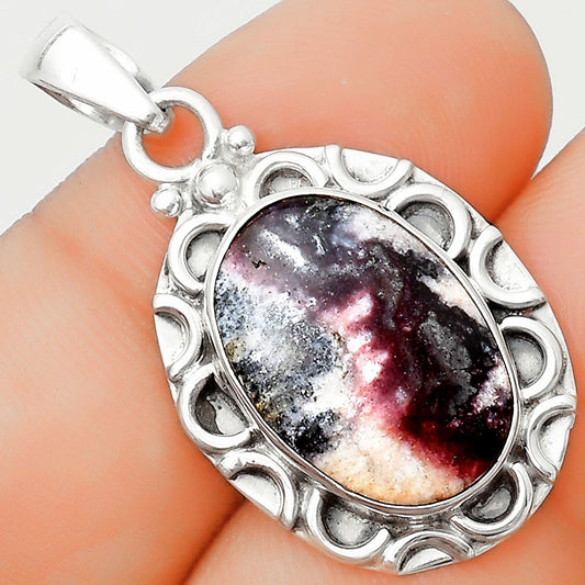 Natural Indian Blanket Jasper Pendant P-1242 SDP126247