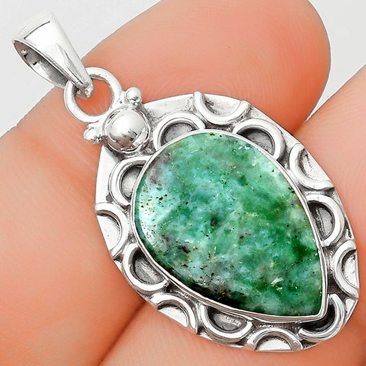 Natural Larsonite Jasper Pendant P-1242 SDP126248
