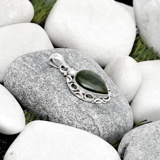 Natural Chrome Chalcedony Pendant P-1242 SDP126249