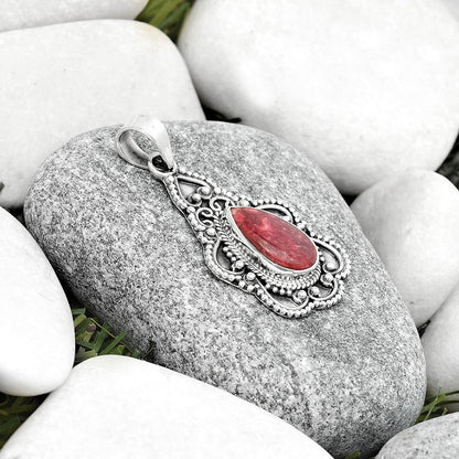Natural Pink Thulite - Norway Pendant P-1214 SDP126286