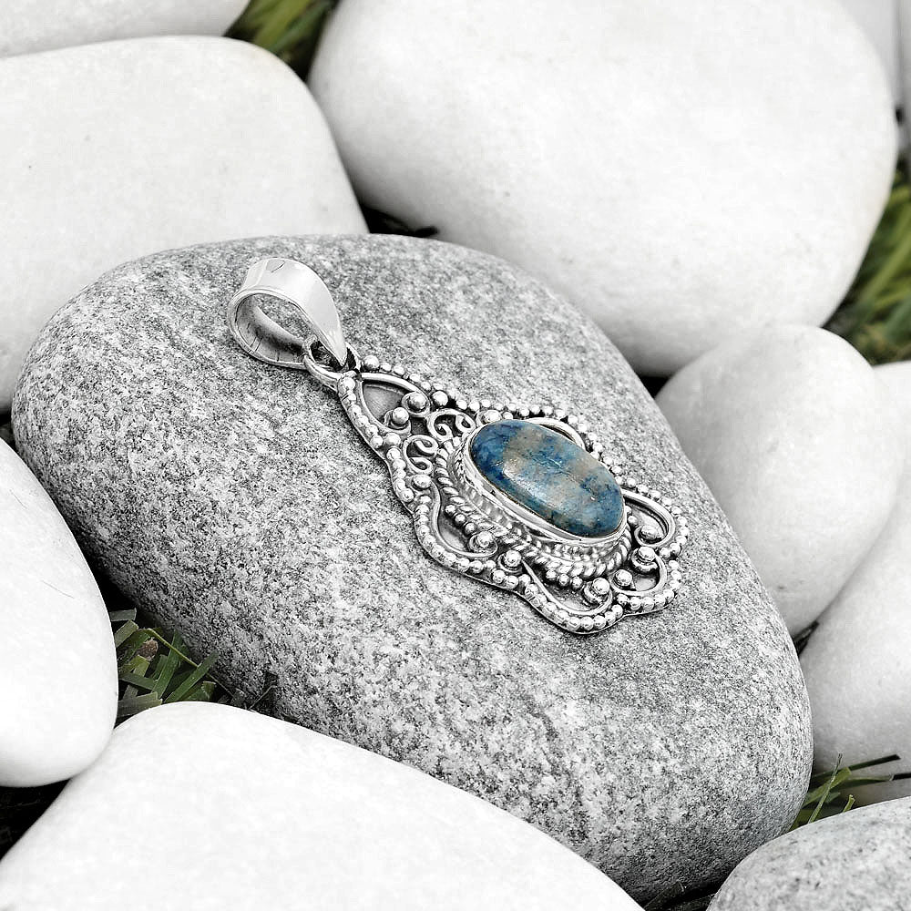 Natural Blue Scheelite - Turkey Pendant P-1214 SDP126287