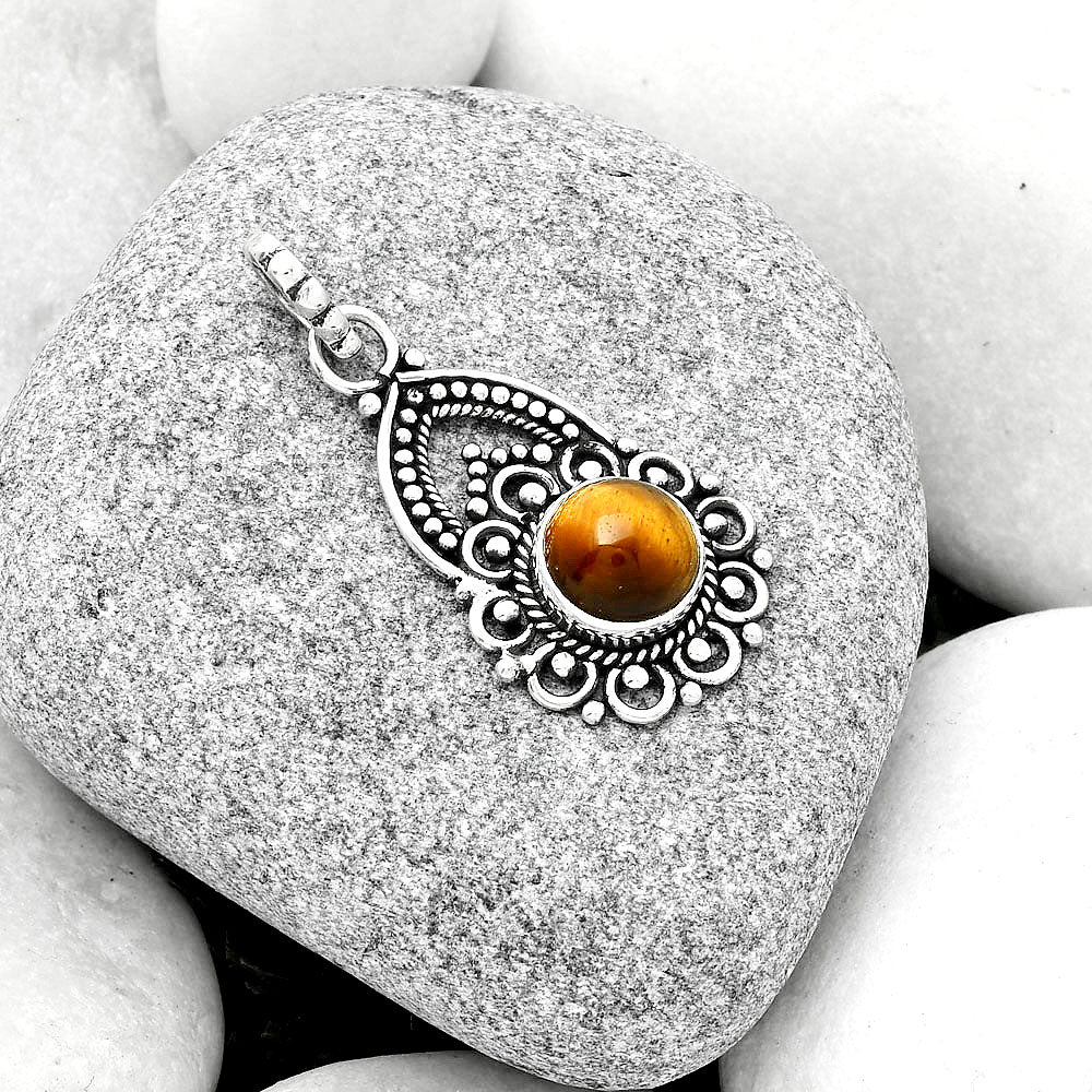 Natural Tiger Eye - Africa Pendant P-1224 SDP126459