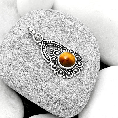Natural Tiger Eye - Africa Pendant P-1224 SDP126459