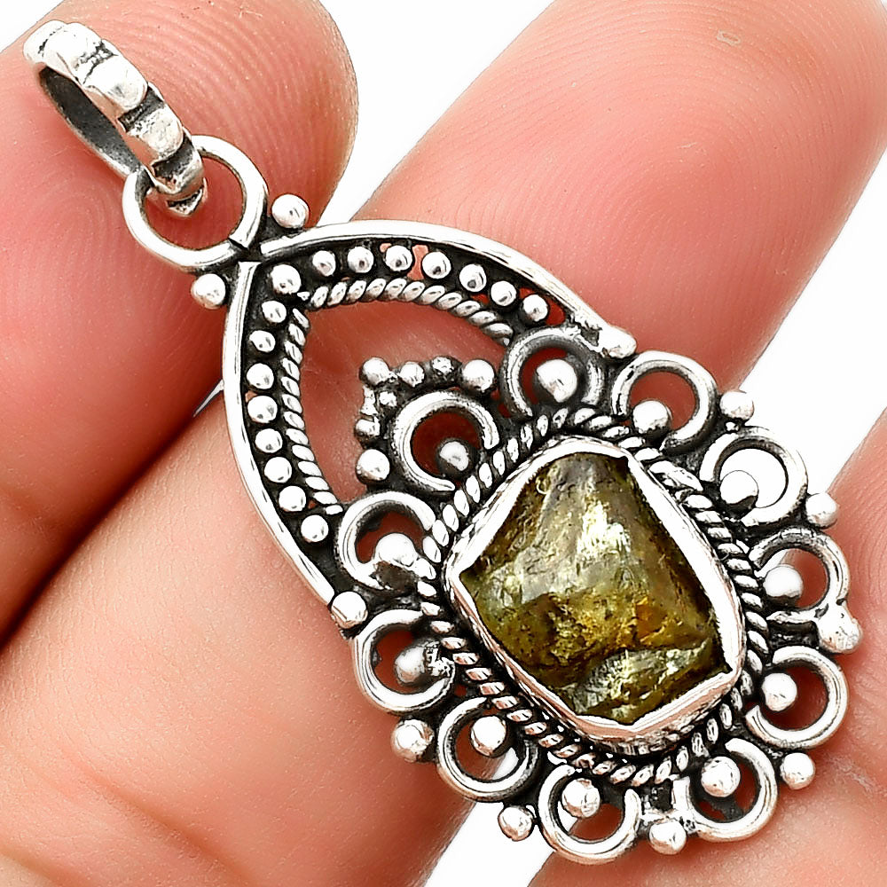 Natural Rare Kornerupine Rough Pendant P-1224 SDP126462