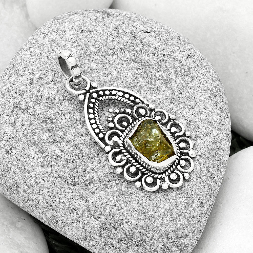 Natural Rare Kornerupine Rough Pendant P-1224 SDP126462
