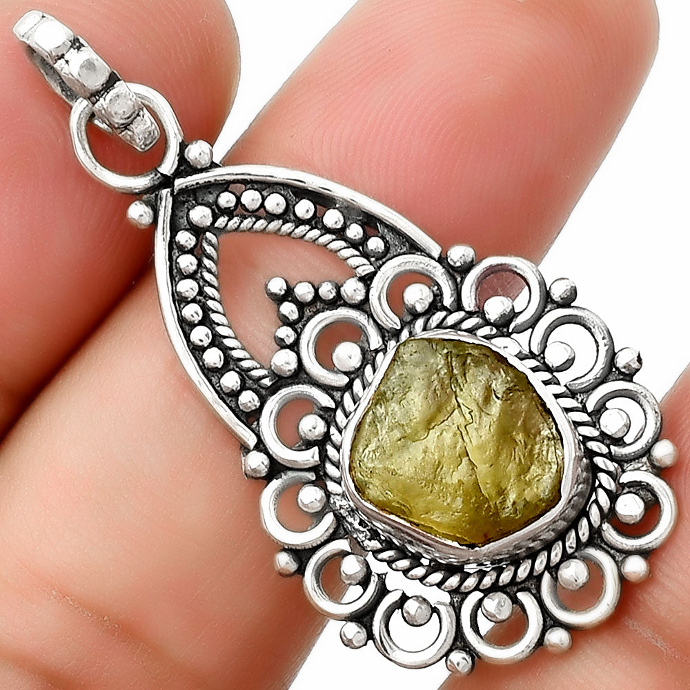 Natural Rare Kornerupine Rough Pendant P-1224 SDP126473