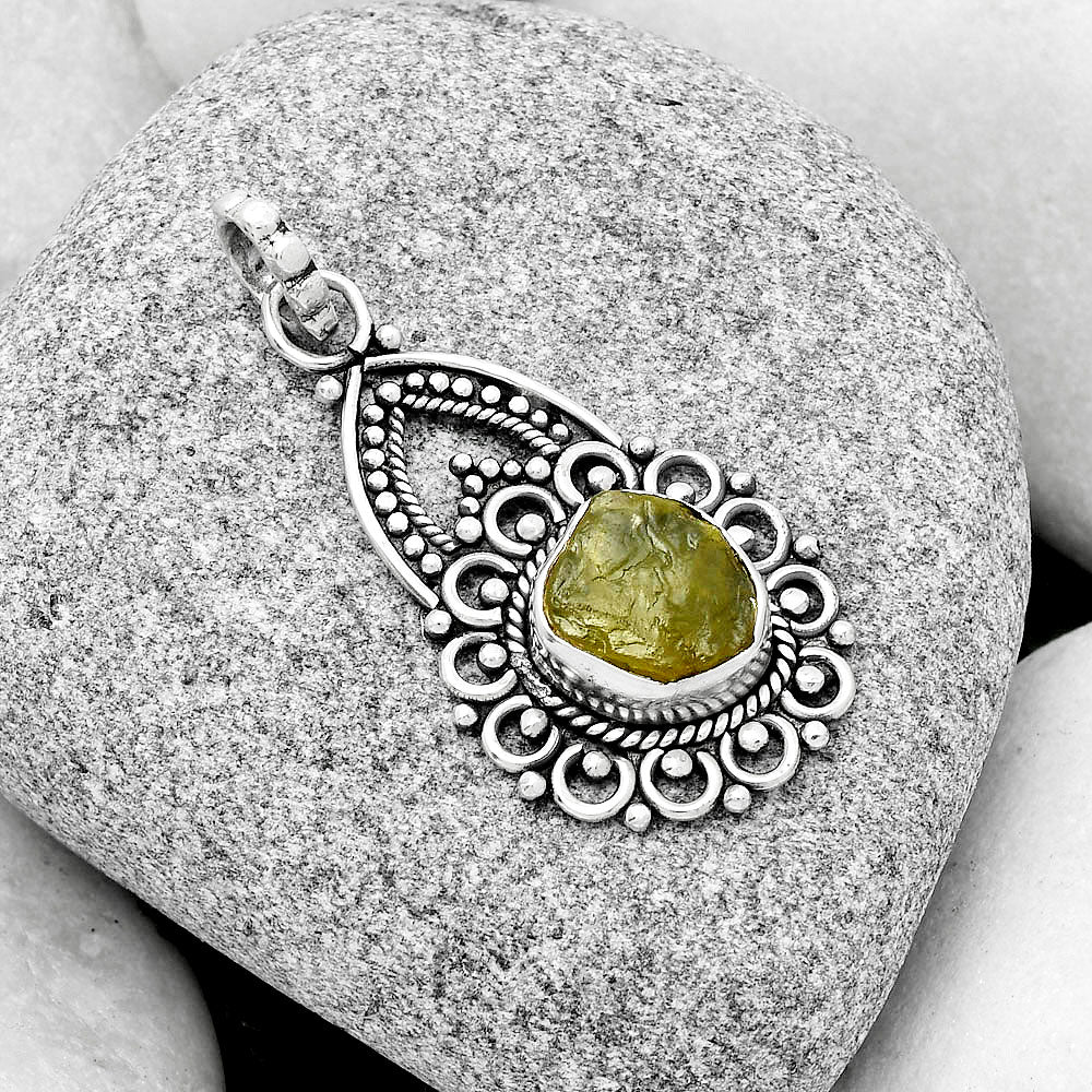 Natural Rare Kornerupine Rough Pendant P-1224 SDP126473
