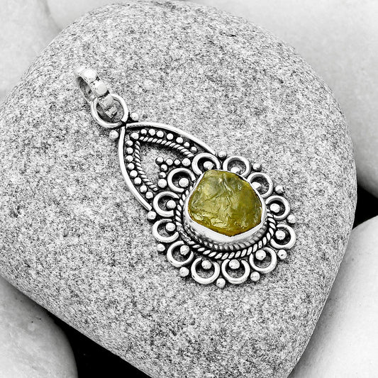 Natural Rare Kornerupine Rough Pendant P-1224 SDP126473