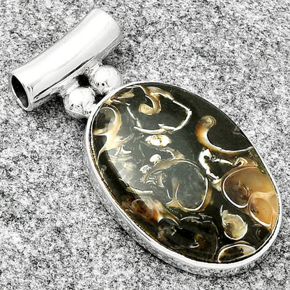 Natural Turtella Jasper - USA Pendant P-1259 SDP126564
