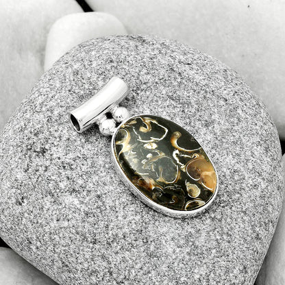 Natural Turtella Jasper - USA Pendant P-1259 SDP126564