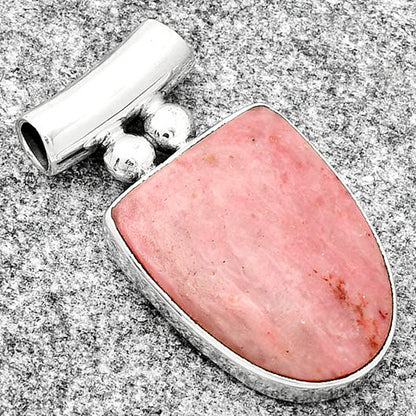 Natural Pink Tulip Quartz Pendant P-1259 SDP126566