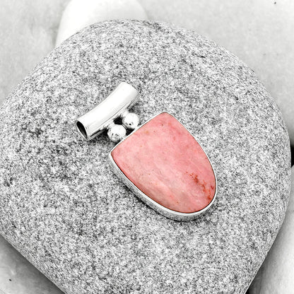Natural Pink Tulip Quartz Pendant P-1259 SDP126566