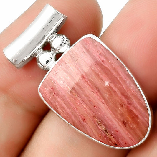 Natural Pink Tulip Quartz Pendant P-1259 SDP126570